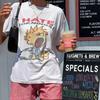 S Retro Cartoon Graphic Tees Hippie Funny T Shirt Summer Fashion Oversized Streetwear Tops Women Yk Grunge Aesthetic Clothes