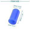 ACROPIX Intake Vacuum Hose Tube End Stopper Silicone Blanking Cap 8mm Blue 5pcs