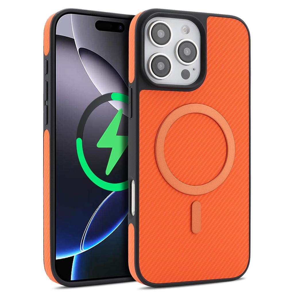 Magnetic Ring with Wireless Charging Phone Case for iPhone 16 Pro Max 17 Air 16E/15/14 Plus/13/12Pro Leather Flocking Back Cover