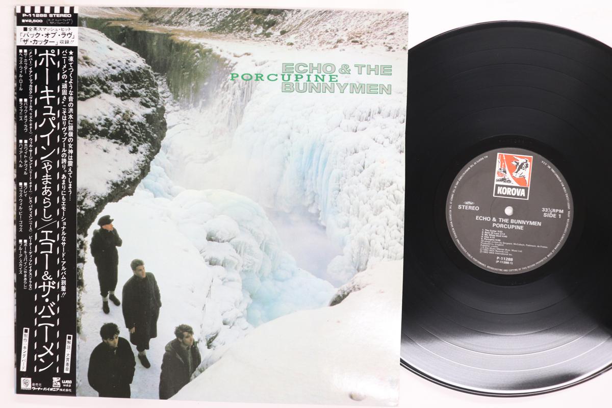 

LP Record ECHO THE BUNNYMEN Porcupine P11288 KOROVA 1983 Japan Obi Rock Used