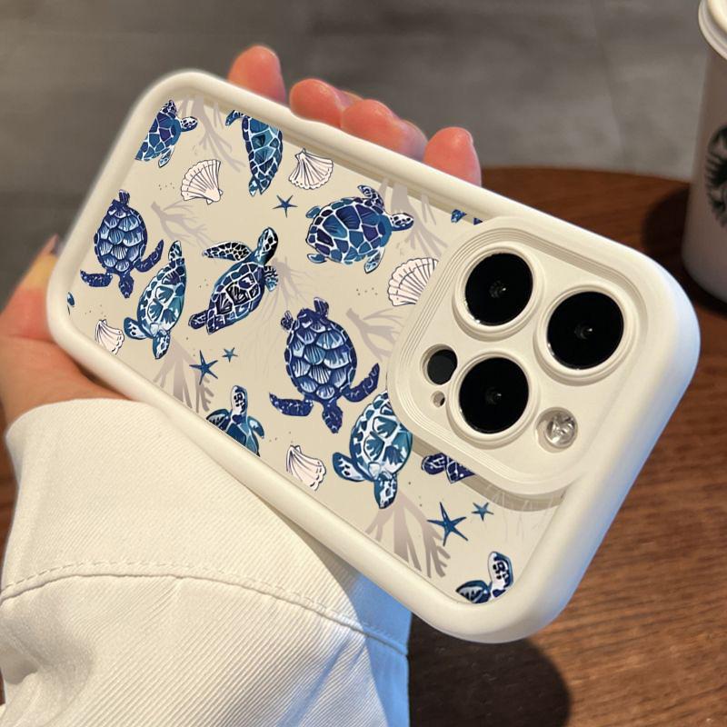 Fashion Turtle Colorful Painting Phone Case For Xiaomi Mi 15 14T 14 13 13T 12 12T 11 Lite 5G Poco M6 X3 X5 X6 F5 F6 X7 Pro Cover