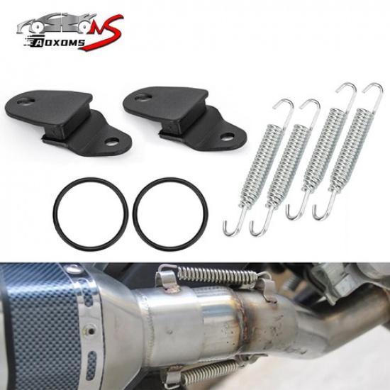 Exhaust Muffler Pipe Springs Stays Mounts Hanger for Yamaha Banshee YFZ350 87-06
