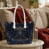 Elegant Dragonfly Print Tote Bag Casual Daily Use Shoulder Bag for Ladies