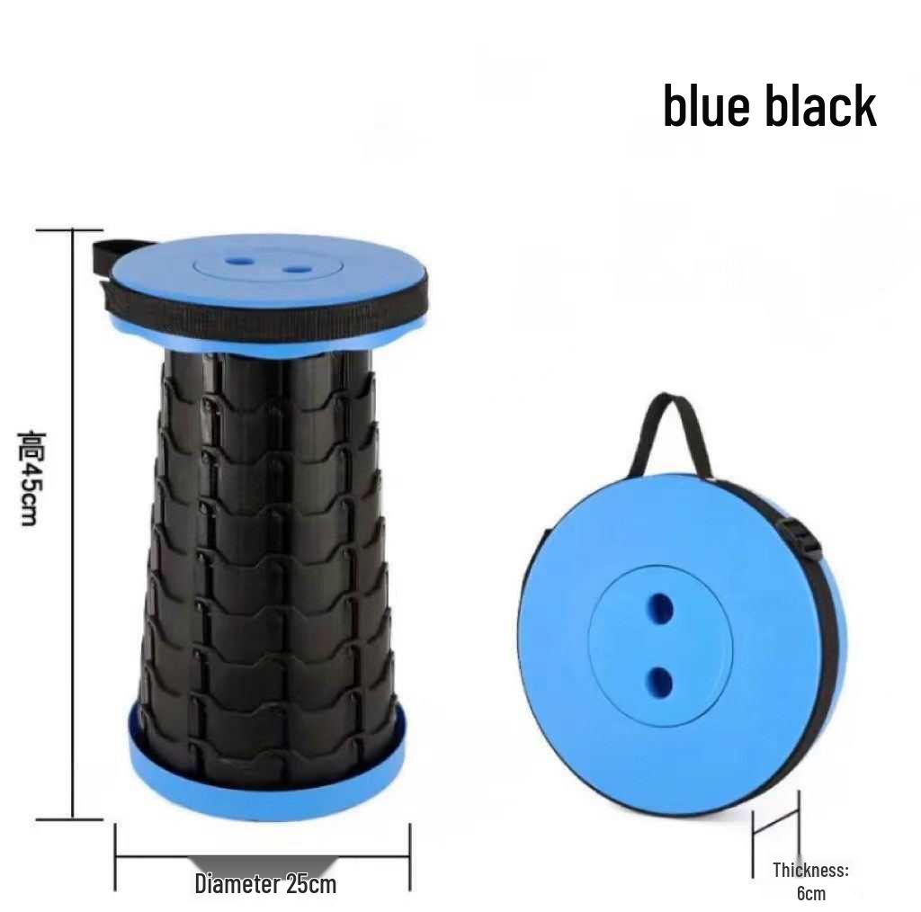 Portable Telescopic Folding Stool for Travel and Outdoor Use