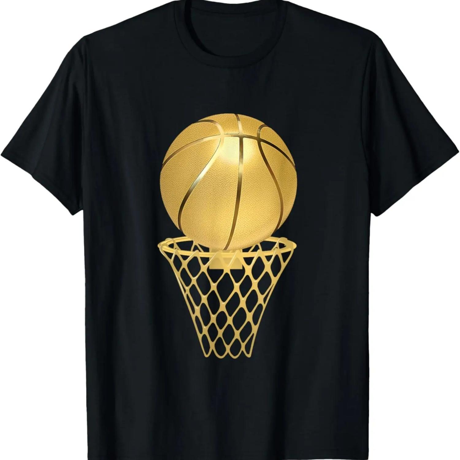 

2025 new model Basketball Player - Trophy GameSports Lover T-Shirt Custom Printed Graphic T Shirts Print on Demand Camiseta Homb S чёрный