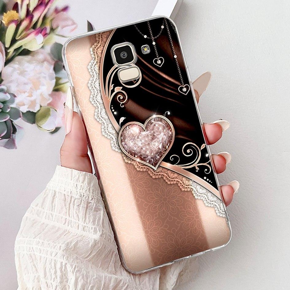 For Samsung Galaxy J6 2018 J600 SM-J600F Case Luxury Marble Dragon Soft Clear Silicone Phone Cover For Samsung J6 Plus J610 Capa