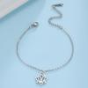 Women Lotus Flower Anklet Stainless Steel Bohemian Pendant Leg Foot Ankle Bracelet Beach Accessories Jewelry