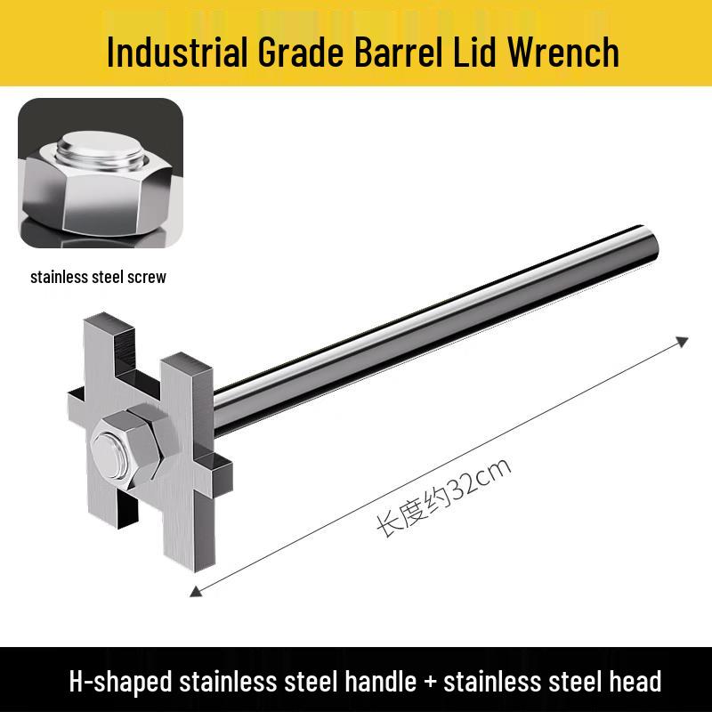 H-Type Stainless Steel Drum Opener Wrench