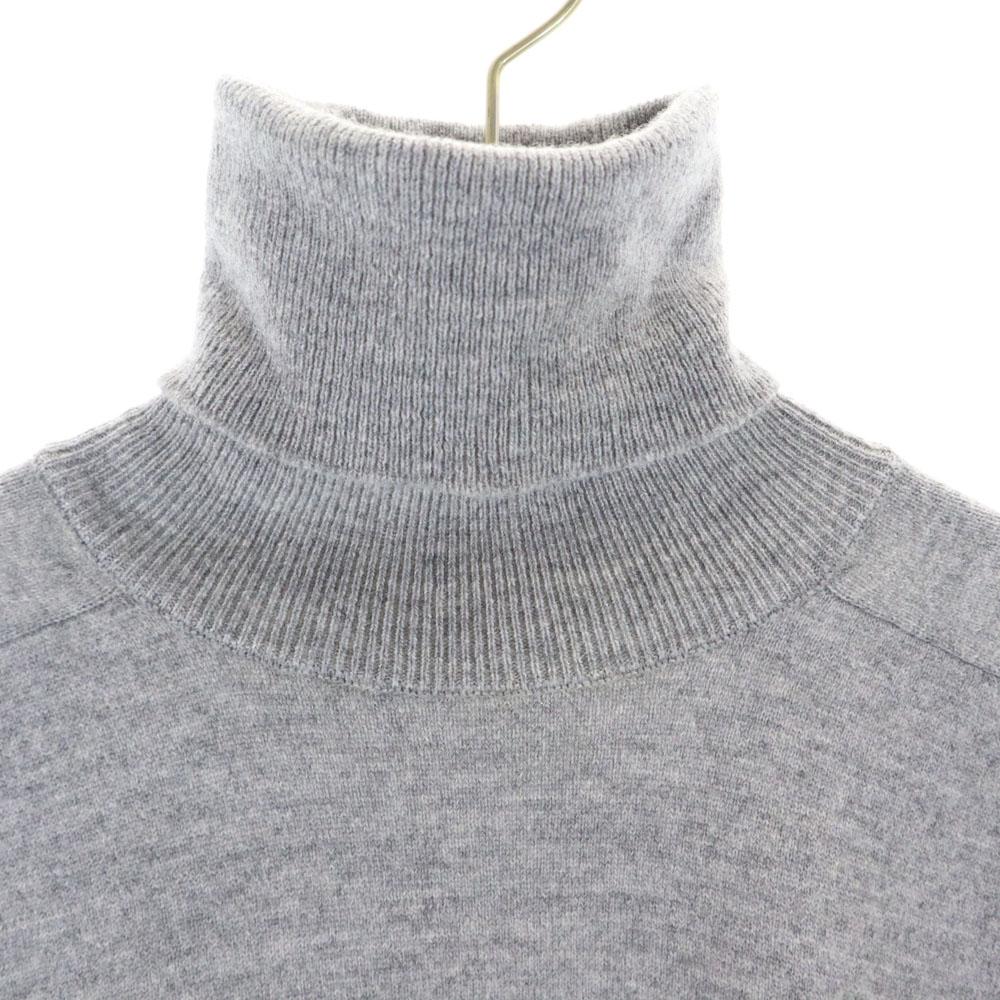 ami Portuguese cashmere blend Long sleeve turtleneck sweater S gray knit Women Used