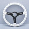 14inch 350mm JDM White ABS Steering Wheel Universal Racing Sports Steering Wheel Car Accessories