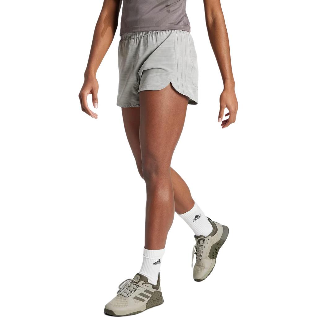 Adidas 3-Stripes Pacer Training High-Rise Moisture-Wicking Fashion Shorts Women shorts IS2177