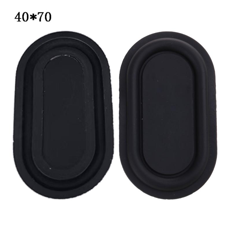 2pieces Black Vibration Plate High Sensitivity and Resolution Passive Radiators DIY Bass Speaker Loudspeaker Vibrating