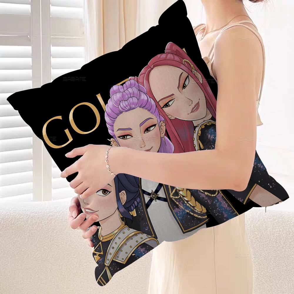 K-KPop D-Demon H-Hunters Personalized Pillow Dust Cover Bedroom Kids Party Decoration Pillowcase Birthday Children Gift