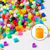 500pcs/Pack 5mm Fuse Beads Pixel Puzzle Iron Beads for Kids Melting Beads DIY High Quality Handmade Gift Educational Toy