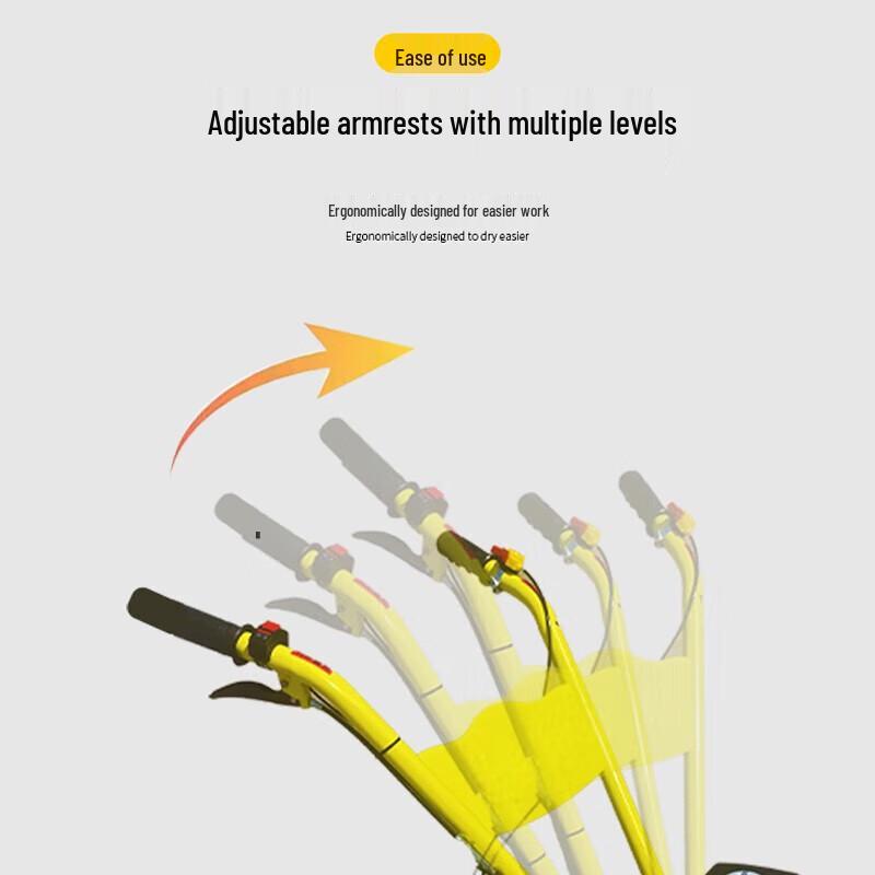 Multi-functional Hand-Push Micro Tiller CN plug (adapter included)