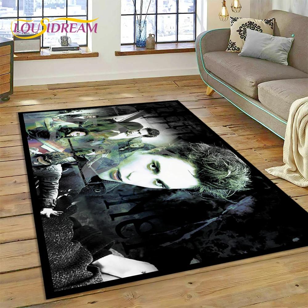 Die Twilight Saga Edward Bella Teppich für Schlafzimmer Wohnzimmer Zuhause Sofadekoration, Kinderspiel Große Dekor Bodenmatte Geschenk