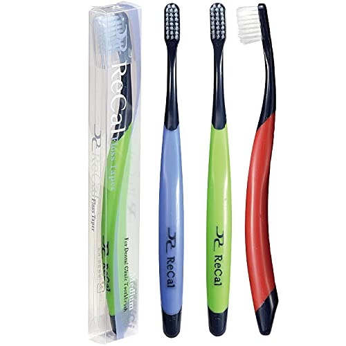 

Зубные щетки Ci Medical Rical, конические щетинки, средней жесткости, черная ручка, с колпачком и пластиковым футляром, 12 зубных щеток