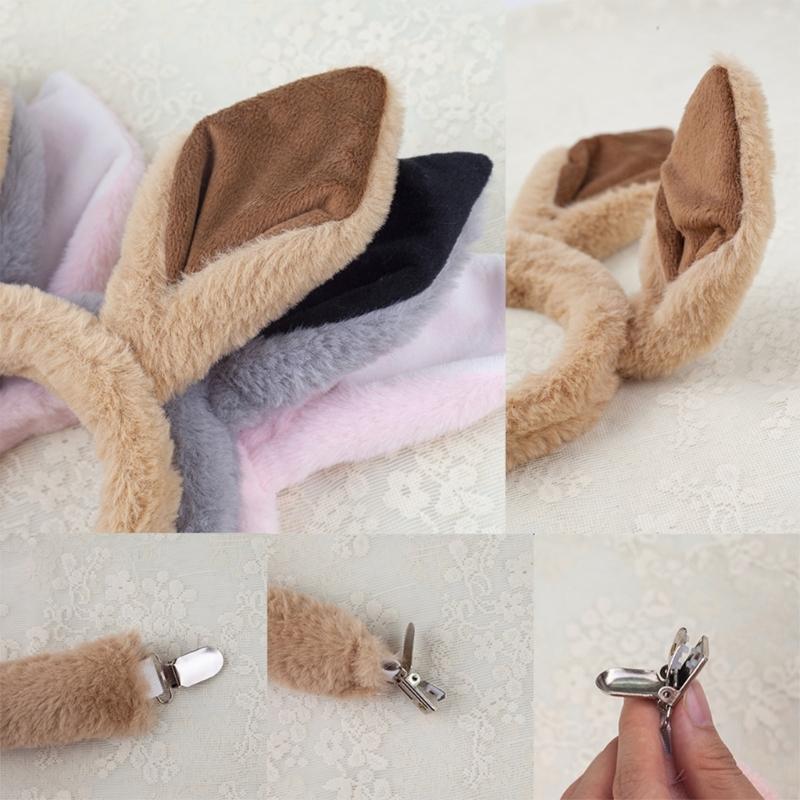 Fashion Animal Ear Headbands Plush Cosplay Accessories Cartoon Headpieces For Kids And Adults Birthday Theme Party