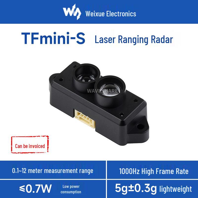 TFmini-S Lidar: 12m Range, High Frame Rate, Low Power, Compact, Easy-to-Integrate Sensor