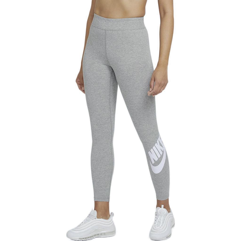 Nike Sportswear Essential Høyt Liv Fitness Yoga Leggings Dame Underdeler Grå CZ8529-063