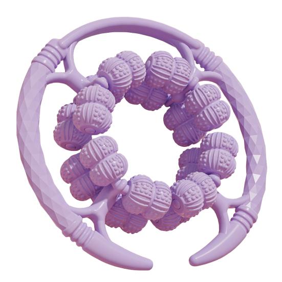 

Muscle Roller for Legs 32 Wheels Circular Leg Clamp Manual Leg Roller Massage Tool for Arm Leg Calf Thighs фиолетовый