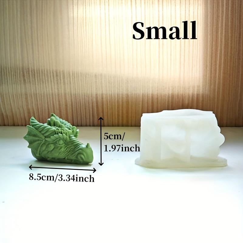 

3D Dragon Head Candle Silicone Mold Monster Dragon Resin Silicone Mould Dinosaur Fire Dragon Concrete Plaster Molds Home Decor