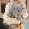 Plush Stuffed Wildlife Toy Elephant Bear Hippo Soft Short Plush Pp Cotton