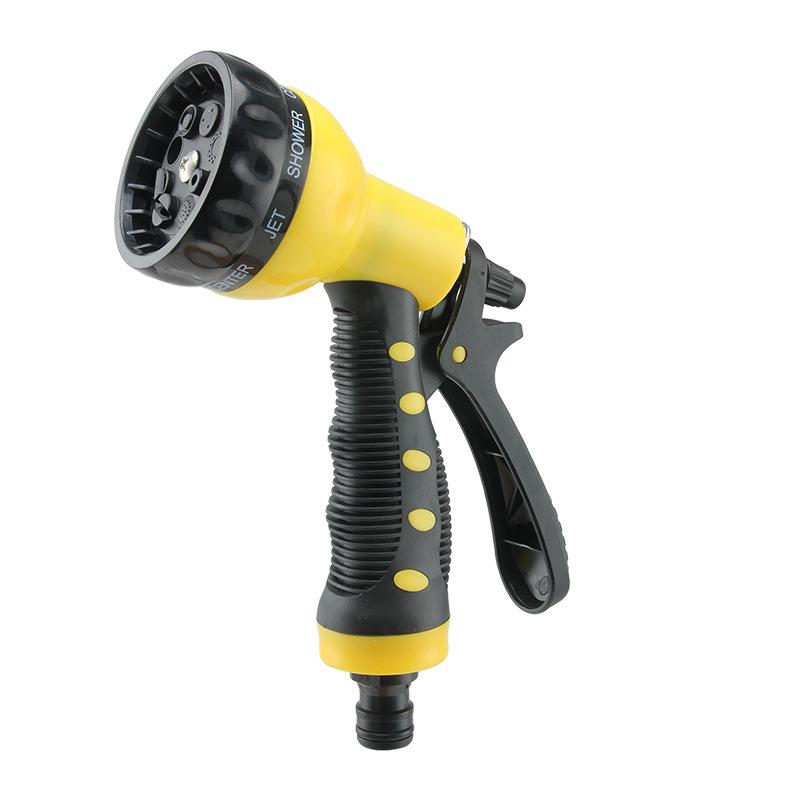 Eight-Function High-Pressure Garden Hose Nozzle