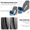 For KIA Round D-Shaped Steering Wheel Cover Ultra-Thin Fit Ceed Sportage 3 Picanto Rio Xceed Stonic Cerato K3 Soul Sonet Morning