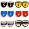 2 Stück Volvo Elch Logo Schild Abzeichen 3D Metall Aufkleber für Alle Auto Kofferraum Kotflügel - Auto Styling Dekoration Zubehör