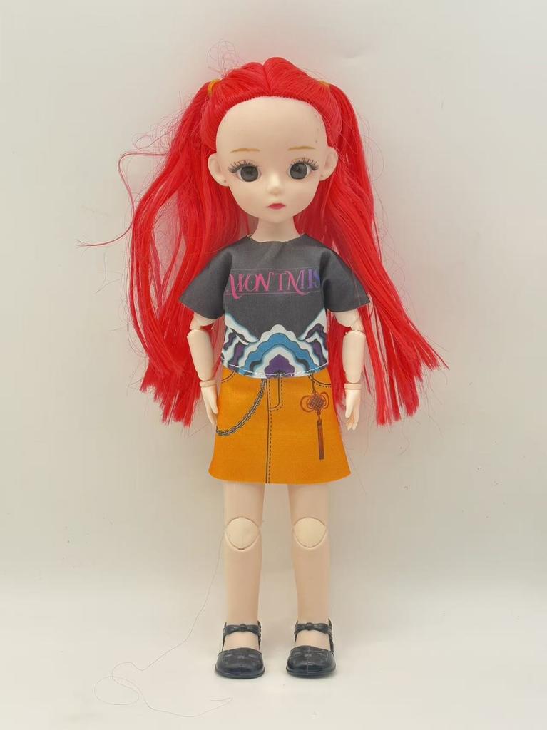 2026 New BigEyed DressUp Clothes Movable Joint Doll Children's Birthday Gift Trendy Toy Merchandise