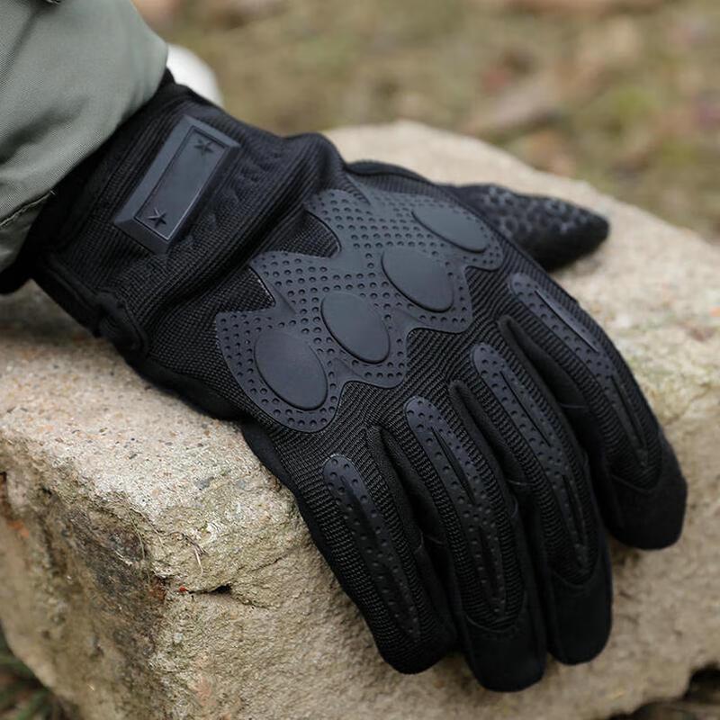 Tingbai Men s Outdoor Full-Finger Sports Gloves