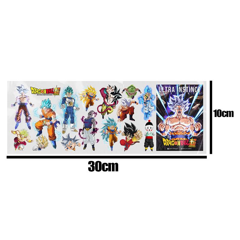 

Аниме Dragon Ball Постоянная наклейка Сон Гоку Мультяшный Перевод Водонепроницаемая Наклейка на Кружку для Воды Веджета УФ DTF Сделай Сам Круглая Сенсорная Сжимающаяся Прыгучая