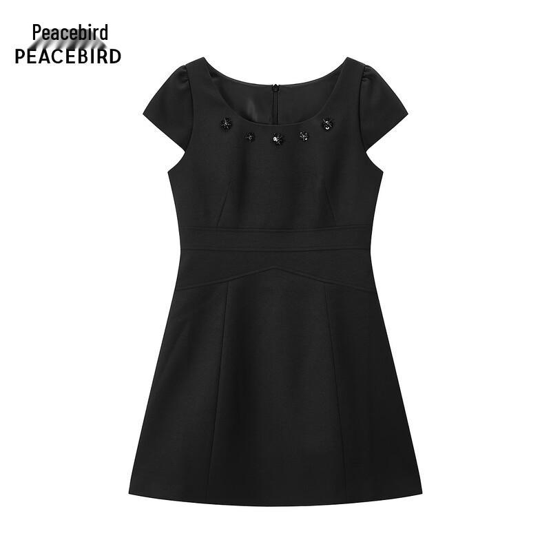 Peacebird Simple Commuter Dress A1FAG2732 S чёрный