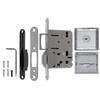 Concealed Privacy Pocket Door Lock with Knob for Sliding Doors