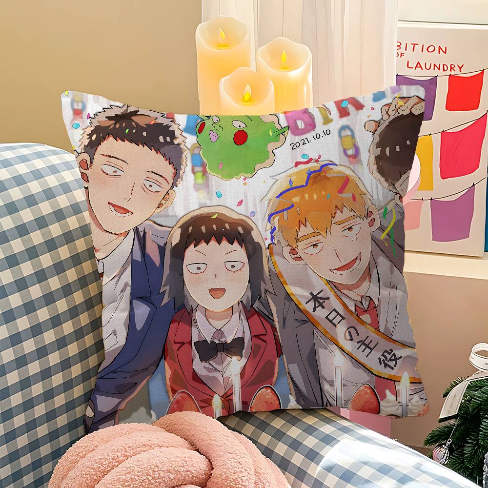 Japan Anime Mob Psycho 100 Personalized Pillow Dust Cover Bedroom Kids Party Decoration Pillowcase Birthday Children Gift