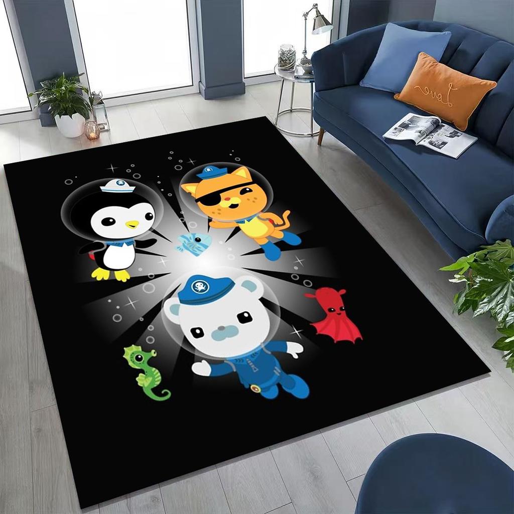 27 Style Octonauts Barnacles Cartoon Rug for Bedroom Living Room Sofa Home Doormat Decor, Large Kids Play Non-slip Floor Mat