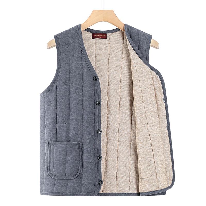 YUZHAOLIN Men's Padded Winter Warm Vest