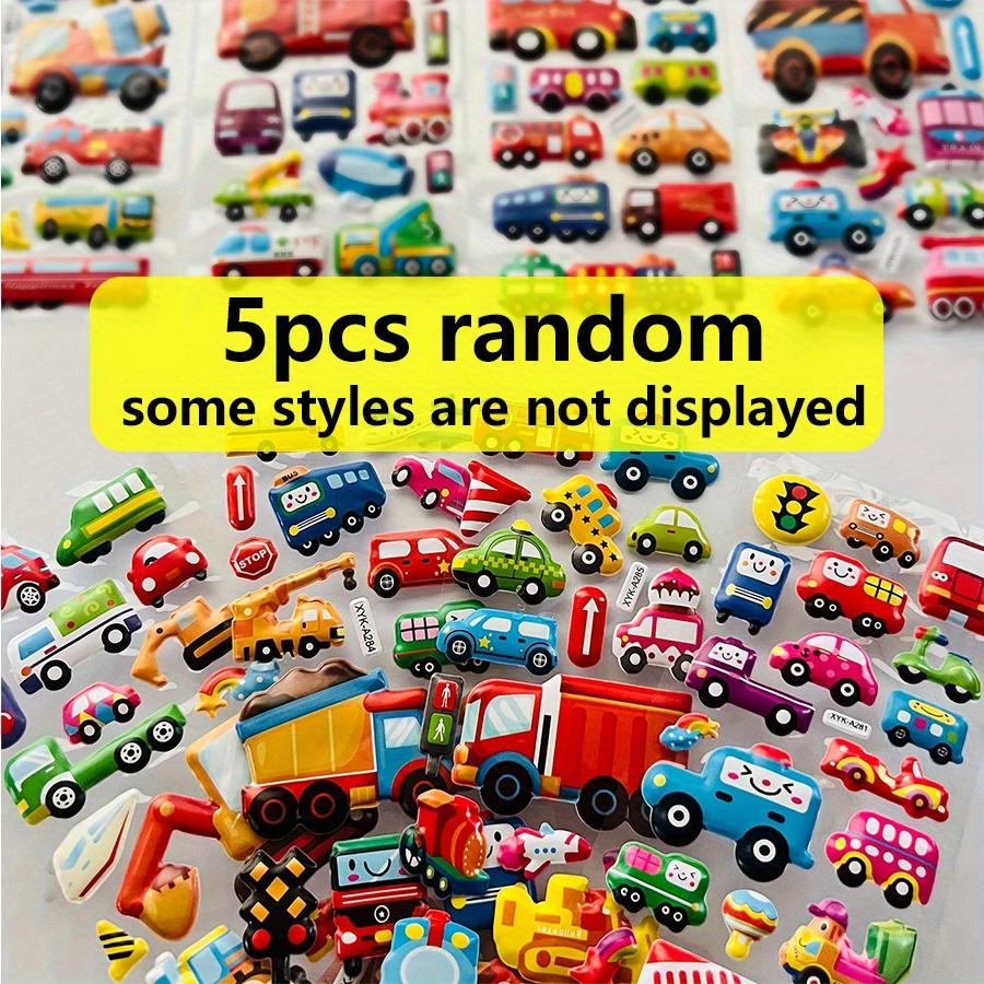 5/10pcs Car Stickers, 3D Puffy Stickers Craft Scrapbooking for Car Lovers, Party Favors, Easy to Peel, Stickers, Christmas JXB