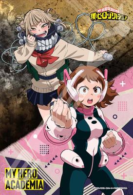ENSKY TV Anime Hero and Toga 26 X 38 Cm Jigsaw 300 Pieces 300-3099 "My Academia" Uraraka, Ochako, Himiko, Puzzle,