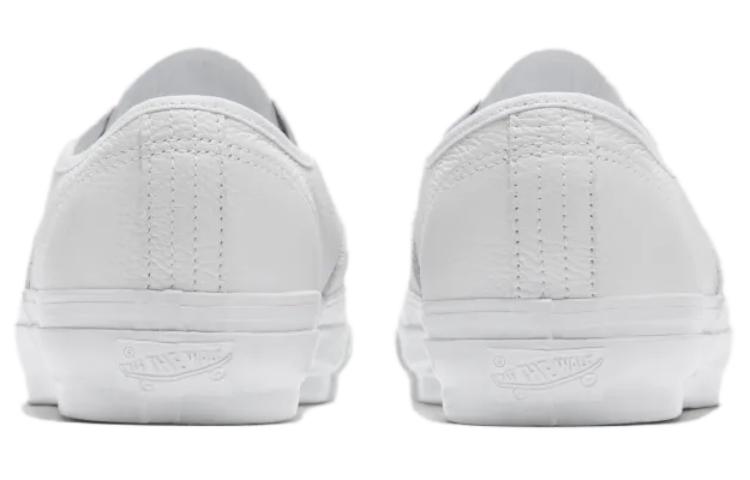 Authentische Premium Vans 44 'Weißes Leder' VN000CQAWWW
