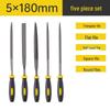 Assorted Small Steel File Set: Triangular Rasp Hand Files for Woodworking