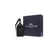 Coach West Refined Pebbled Leather Crossbody Bag Sling Bags Small Men's Black (Unisex) Sling Bags 2540 QBBK