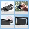 Car Window Shade Car Window Sunscreen Anti-Glare Single-Touch Retractable Automobile Accessories For Family Road Trip