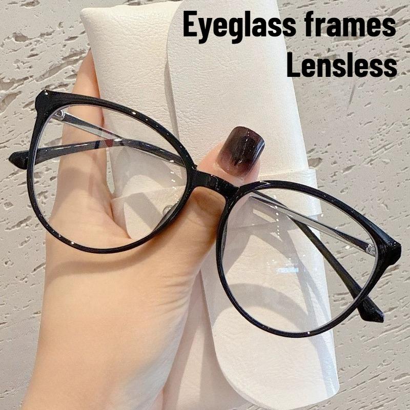 

Ultra-Light Tortoiseshell Oversized Glasses Fashion Eyewear Frames For Women High-Quality Spectacles Minimalist Accessories