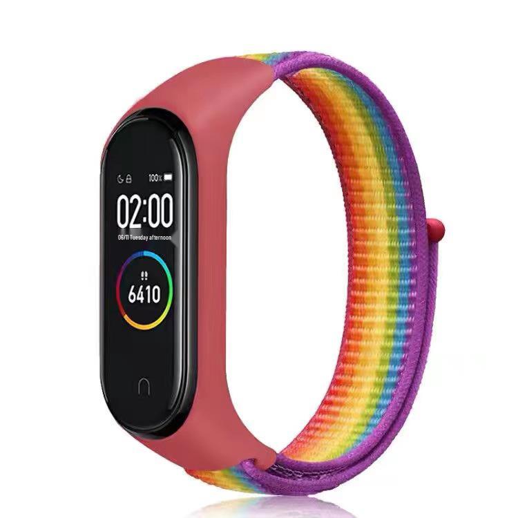 Nylon Klettband Schlaufe für Xiaomi Mi Band 3-9