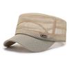 Summer Flat Top Hat Breathable Full Mesh Beach Hat Sun Hat Fishing Hat Outdoor Casual Hat Fashion Sun Hat