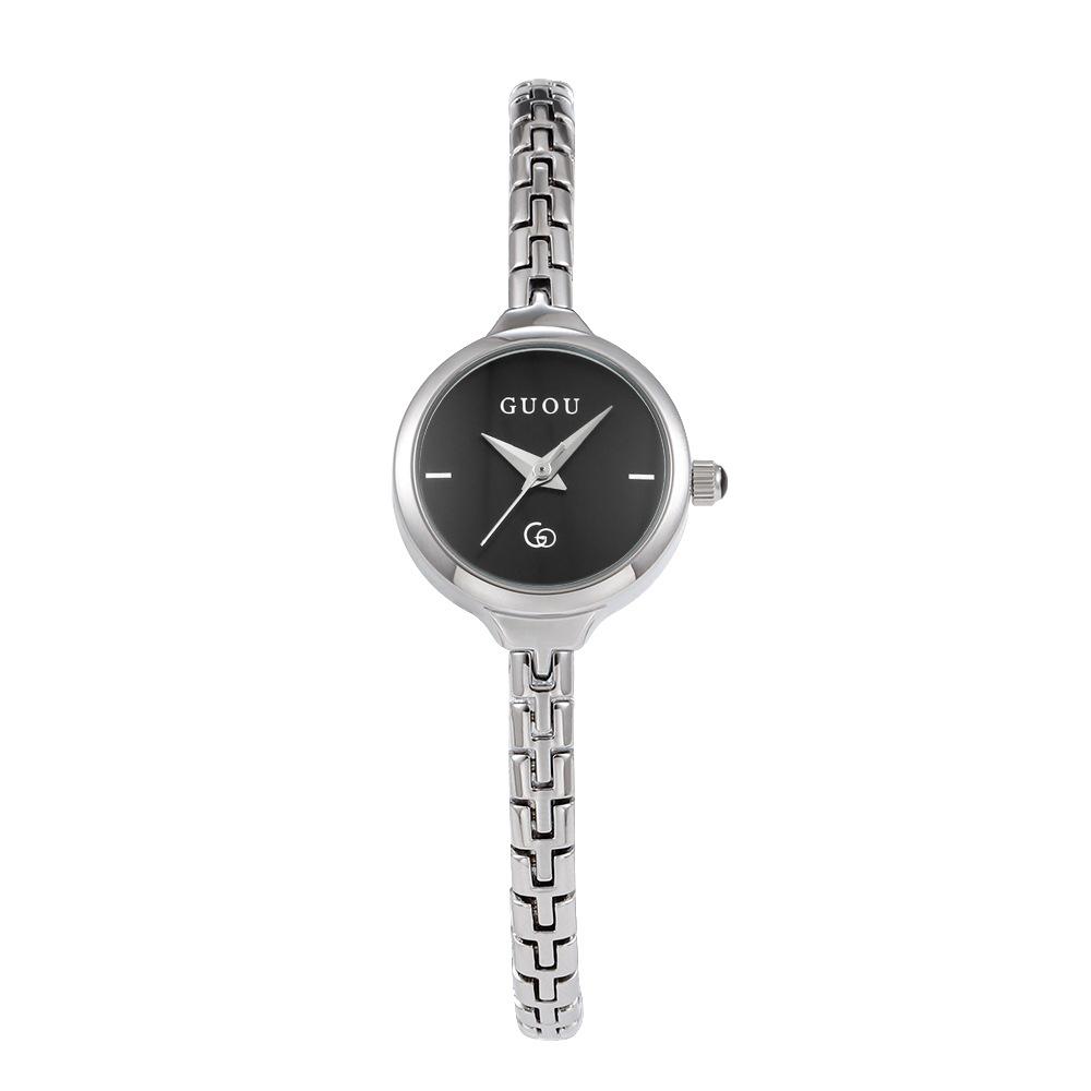 A sophisticated and elegant women's watch with a small dial and minimalist steel strap a new style for Elegant women's watch
