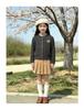New fake two-piece cardigan for girls, spring and autumn soft and sticky knitted top