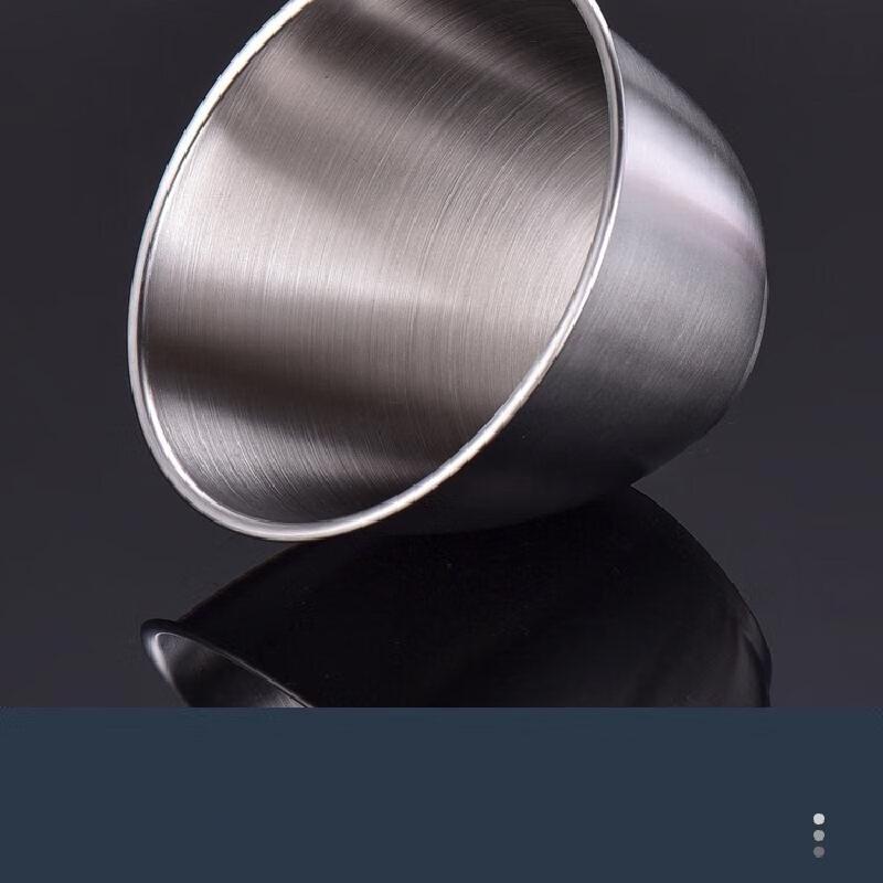 ZISIZ Stainless Steel Slanted Serving Bowl